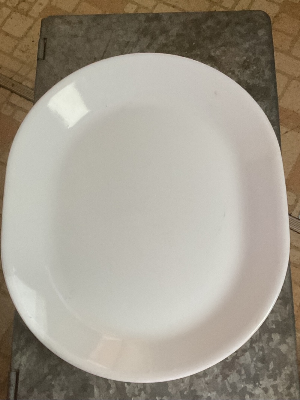 Corelle White Oval Serving Platter -